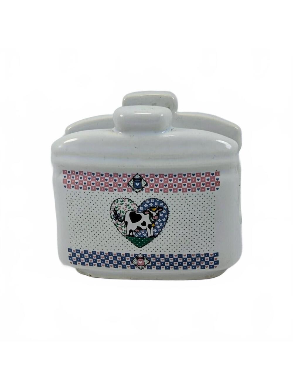 Tabletops Unlimited Buttermilk Cow Napkin Holder